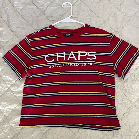 Chaps Striped Tee - Picture 1 of 1